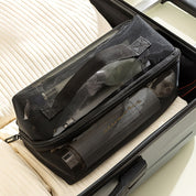 Mila | Rymlig rese-toalettväska i nätmaterial