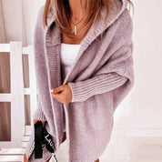 Ivana | Elegant långärmad stickad cardigan för vintern