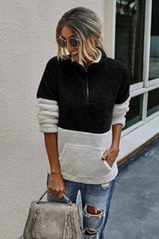 Matilda | Stilfull topp med dragkedjeficka