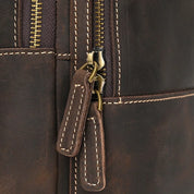 Mason | Herr Retro Äkta Läderväska Anti-Stöld Axelväska Bröstväska