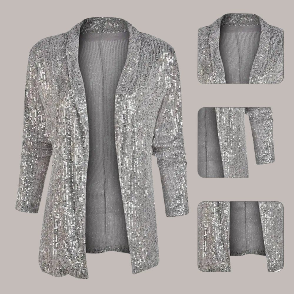 Harper | Elegant glittrande paljettblazer – Perfekt för speciella tillfällen