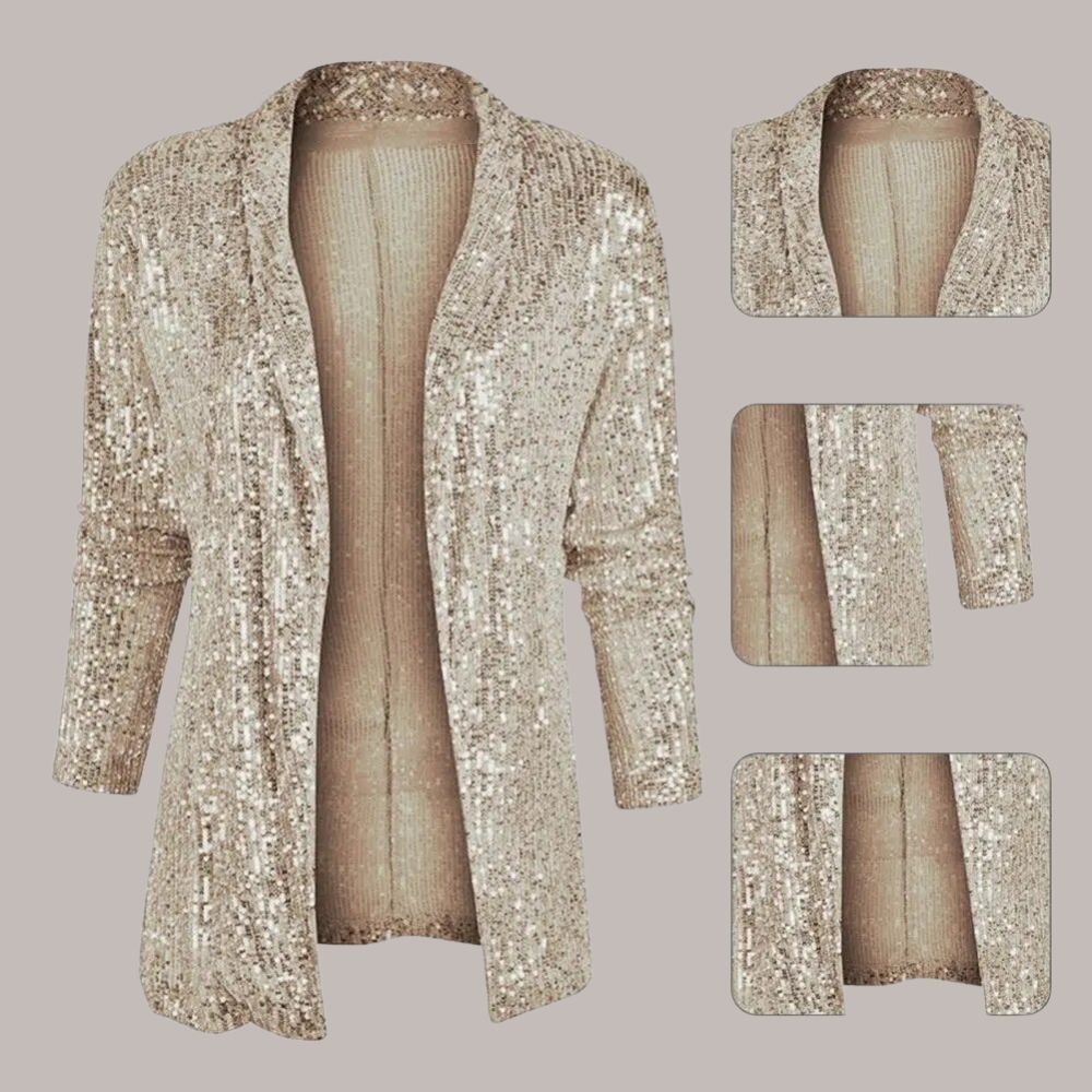 Harper | Elegant glittrande paljettblazer – Perfekt för speciella tillfällen