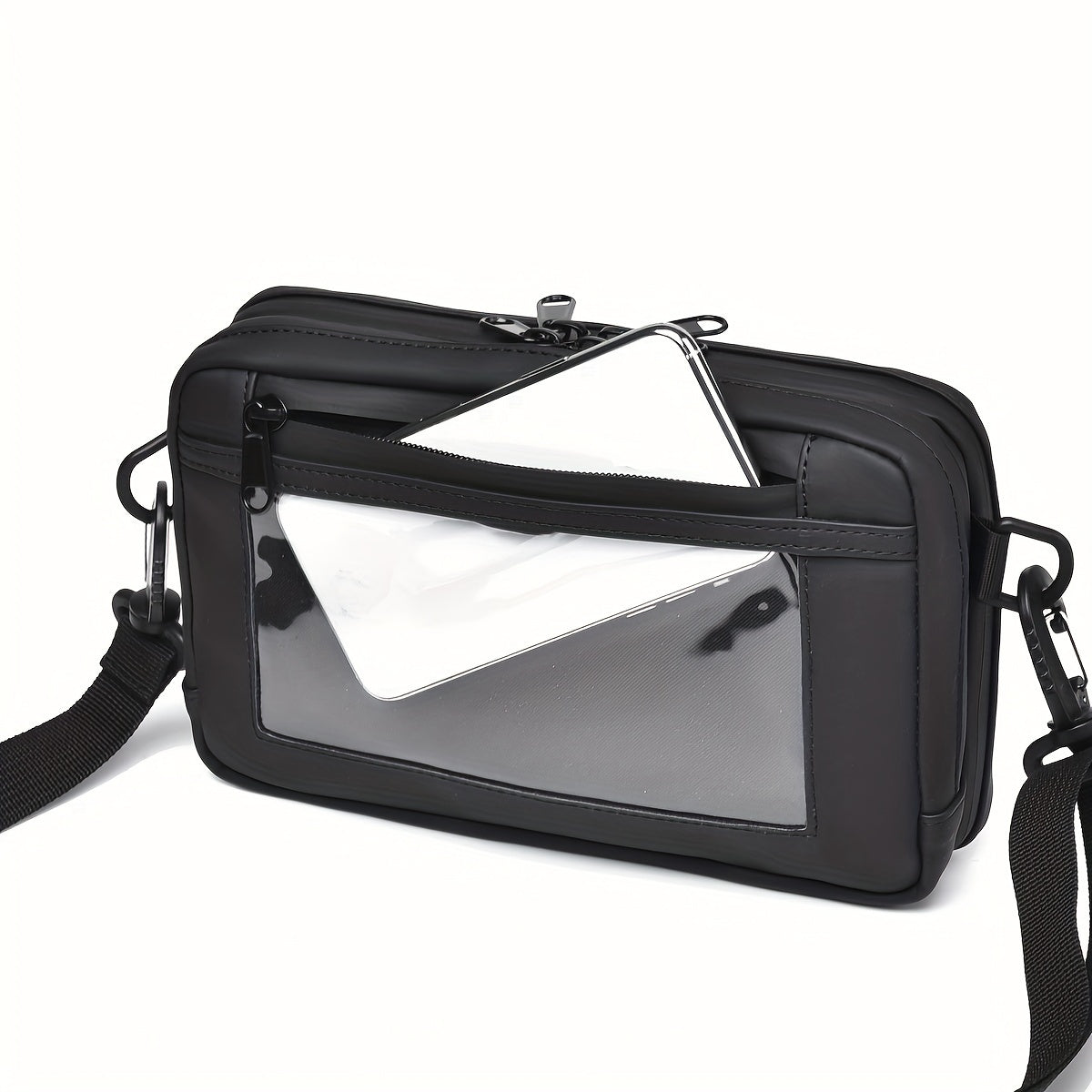 Max | Nylon axelväska med flera fack