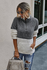 Matilda | Stilfull topp med dragkedjeficka