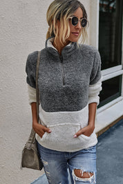 Matilda | Stilfull topp med dragkedjeficka