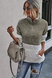 Matilda | Stilfull topp med dragkedjeficka