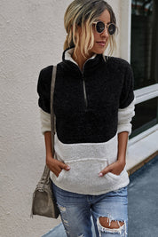 Matilda | Stilfull topp med dragkedjeficka