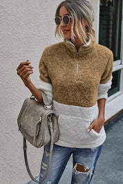 Matilda | Stilfull topp med dragkedjeficka