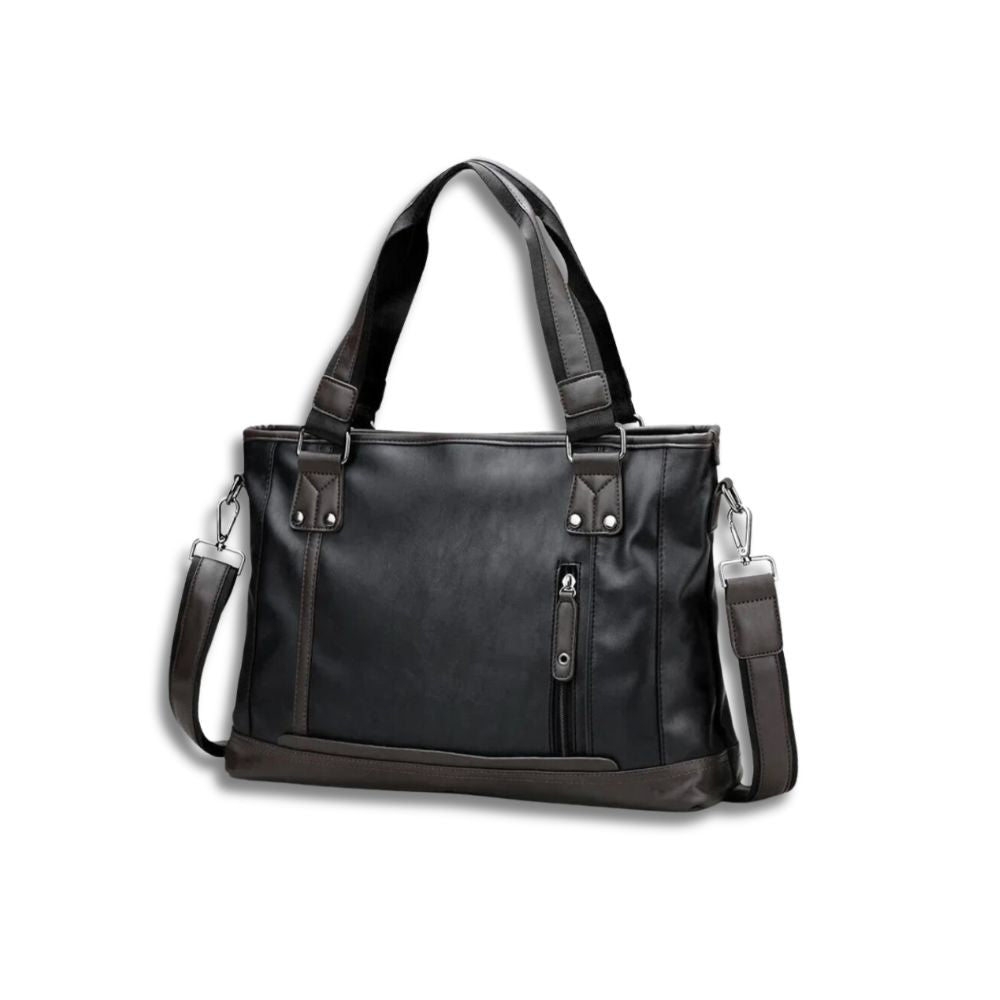 Jack | Stilfull herr PU-läder rese crossbody messengerväska