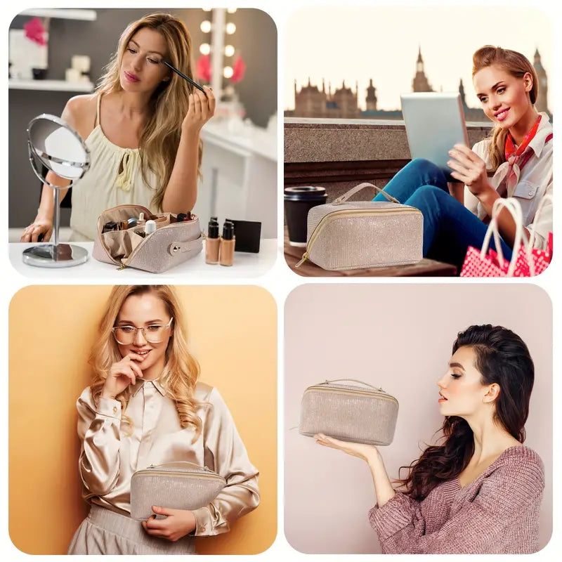 Mazie | Stilfull och rymlig skönhetsväska
