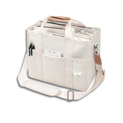 Max | Canvas Crossbody Messenger Resväska med Multi-fickor