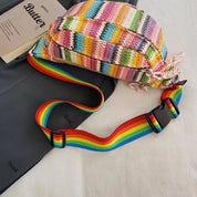 Lena | Avslappnad stickad höftväska crossbody