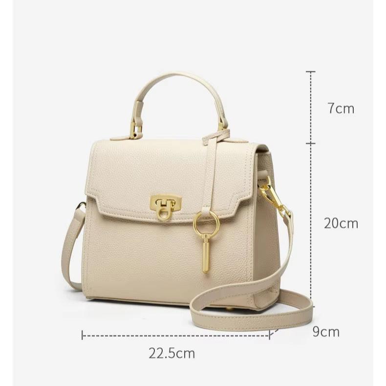 Lily | Dam Äkta Läder Elegant Crossbody Handväska