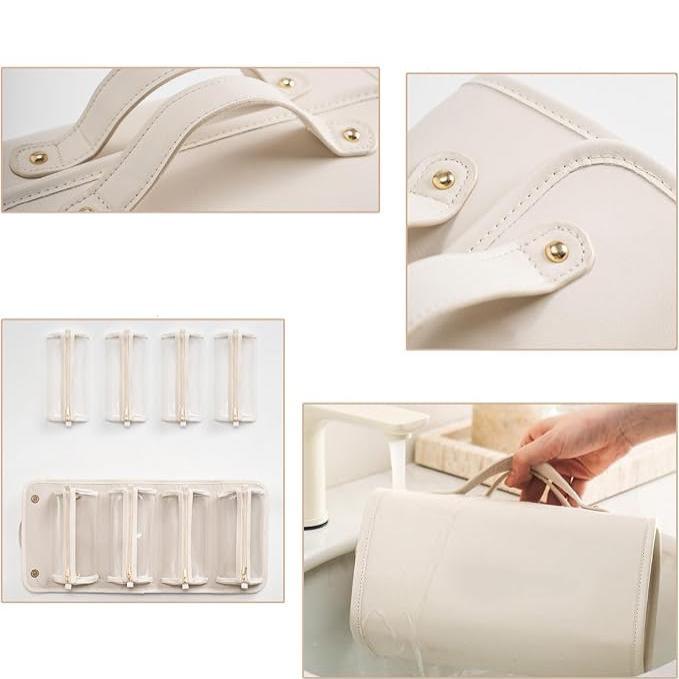 Luzille | Hopfällbar necessär med flera fack för upphängning