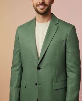 Modern, figursydd blazer med eleganta detaljer