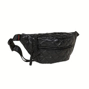 Ethan | Avslappnad quiltad crossbody-bröst- och höftväska