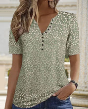 NAOMI | Stilfull sommarblus med blommönster