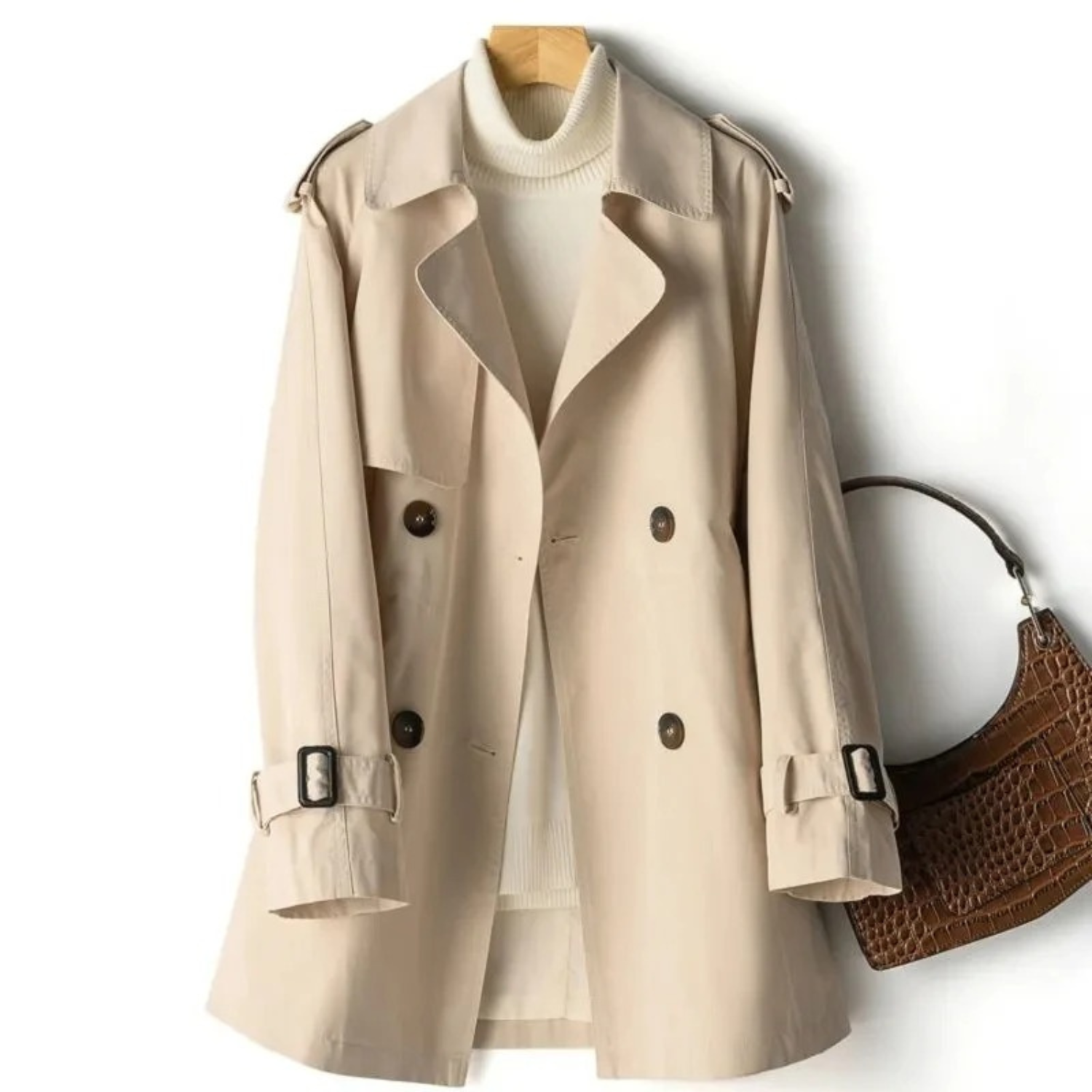 Milan| Avslappnad dam-trenchcoat