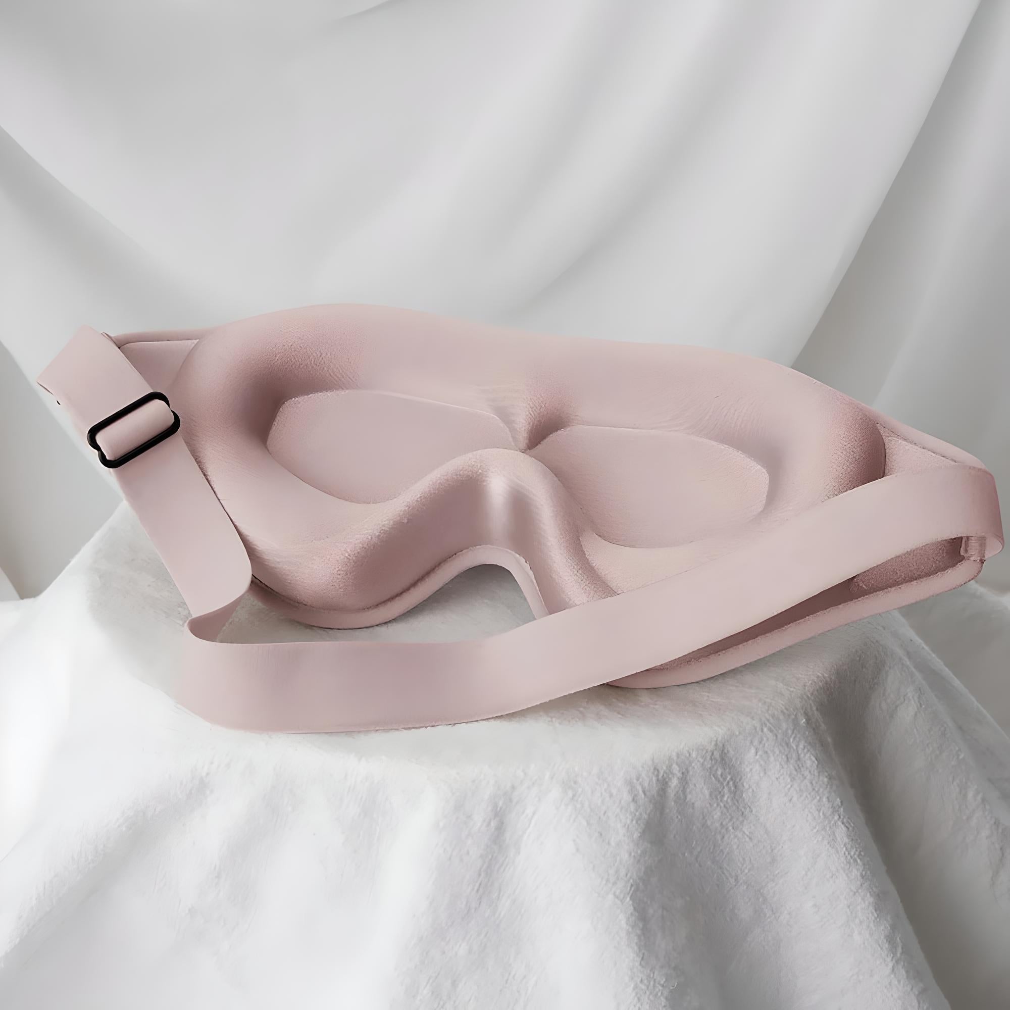 Traumhafte Reise | Luxuriöse Memory-Schaum Schlafmaske für unterwegs