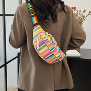 Lena | Avslappnad stickad höftväska crossbody