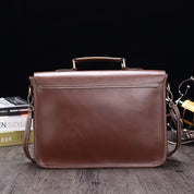 Liam | Retro PU Läder Portfölj Crossbody Messenger Väska