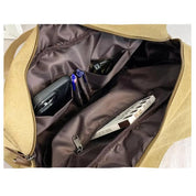 Max | Vintage Canvas Große Umhängetasche Reisetasche