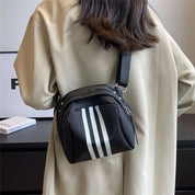 Lotte | Randig Oxford axelväska