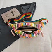 Lena | Avslappnad stickad höftväska crossbody