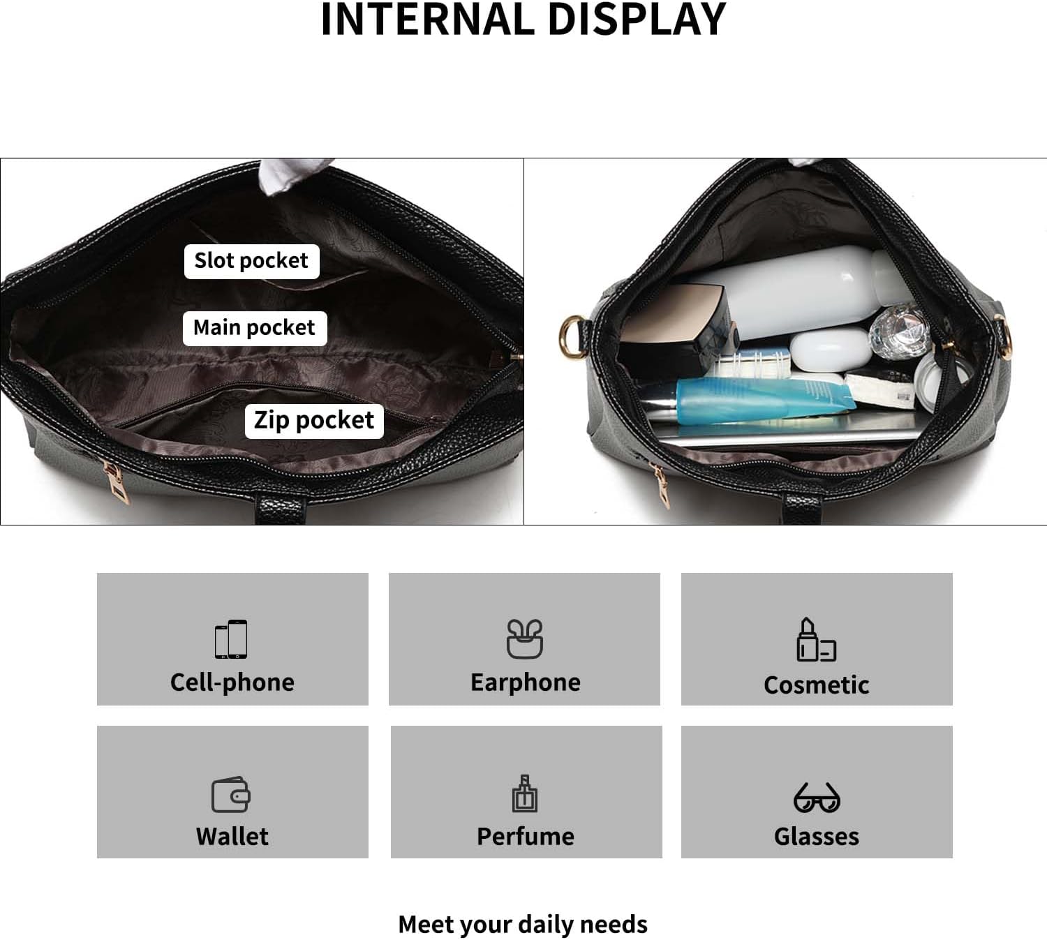 Lotte | Elegant anti-stöld axelväska