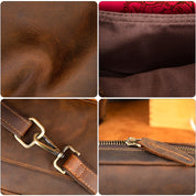 Ethan | Premium Rinderleder Leren Crossbody Sling-väska