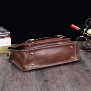 Liam | Retro PU Läder Portfölj Crossbody Messenger Väska