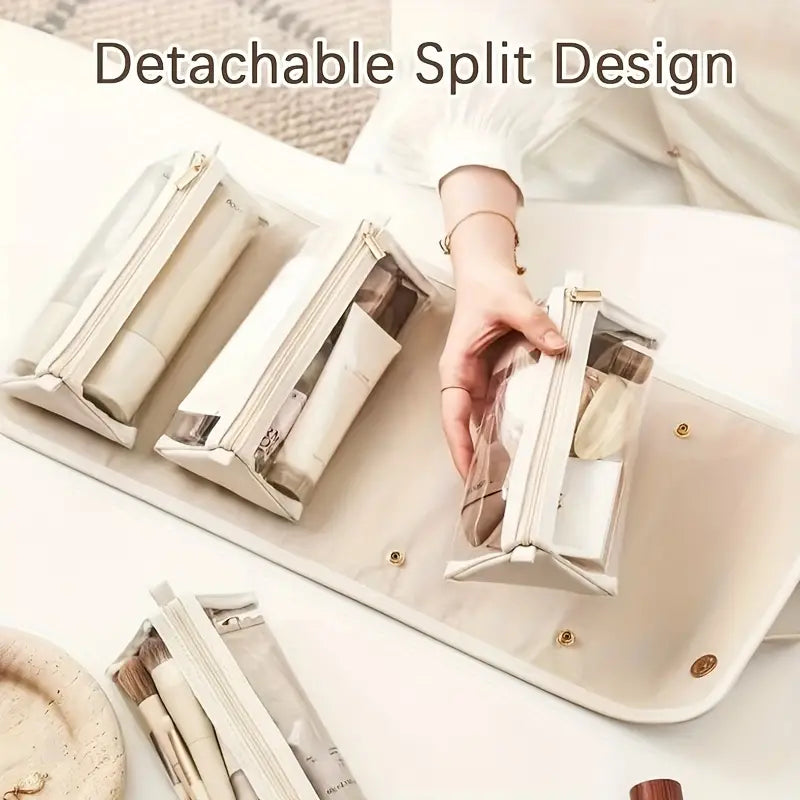 Luzille | Hopfällbar necessär med flera fack för upphängning