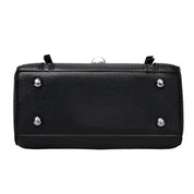 Lotte | Retro läderhandväska med spänne för damer