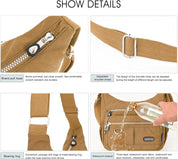 Maya | Urban Explorer Flera fickor Axelväska