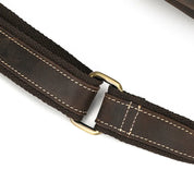 Mason | Herr Retro Äkta Läderväska Anti-Stöld Axelväska Bröstväska