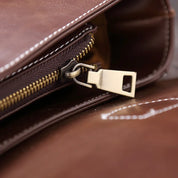 Liam | Retro PU Läder Portfölj Crossbody Messenger Väska
