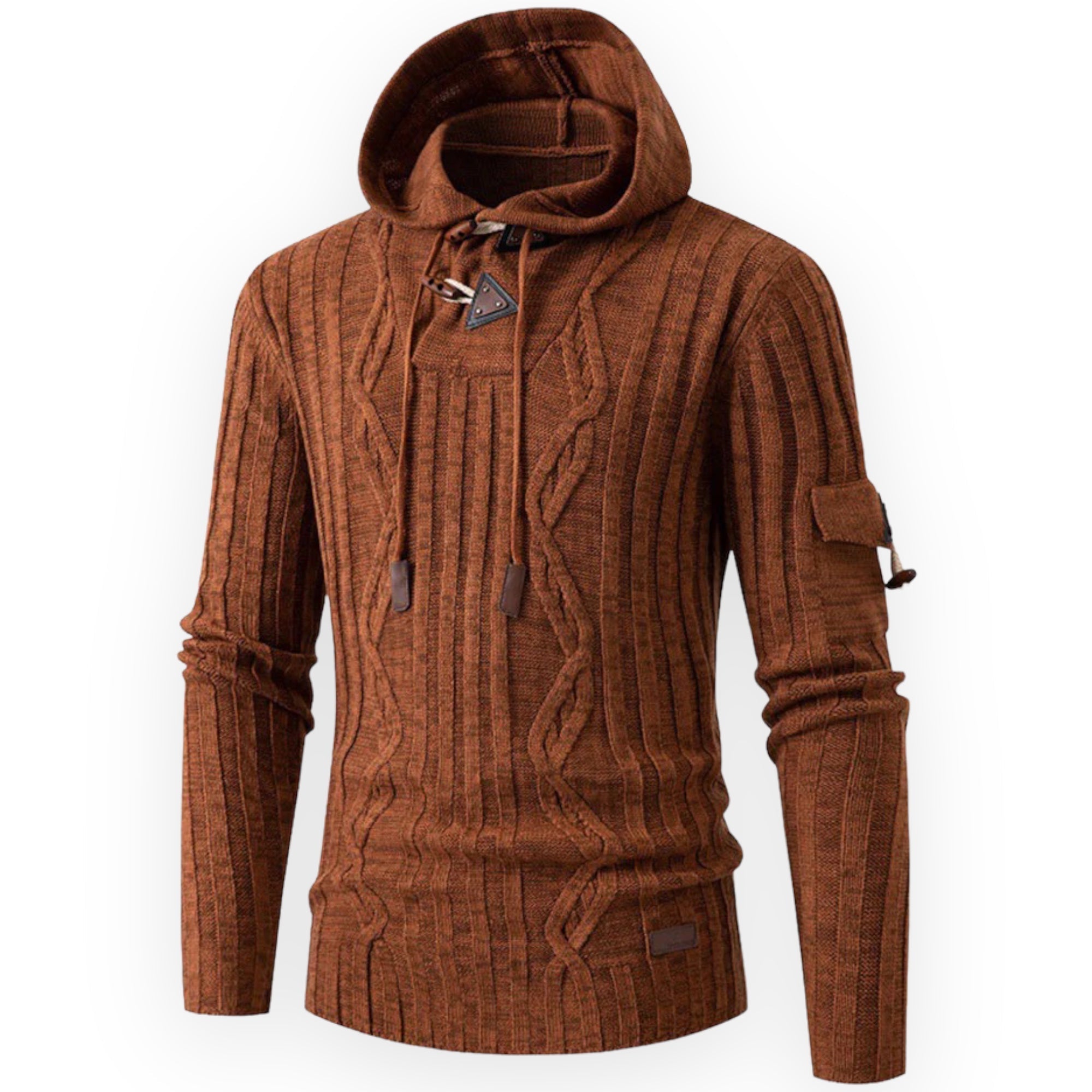 AlpineTrail Herren stylischer warmer Fleece-Hoodie 0