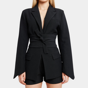 Lara | Stilren blazer med bälte för eleganta outfits