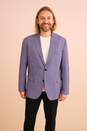 Striped Reversible Design Jacke von Männern für stilvollen Komfort