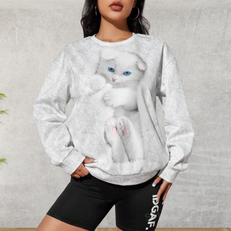 Marian | Modetröja med djurmönster