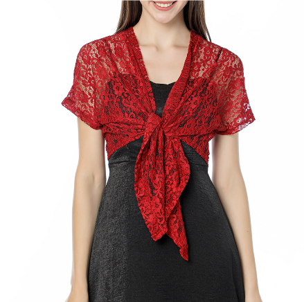 Damen Elegante Rot und Schwarz Oktoberfest Dirndl Bluse 0