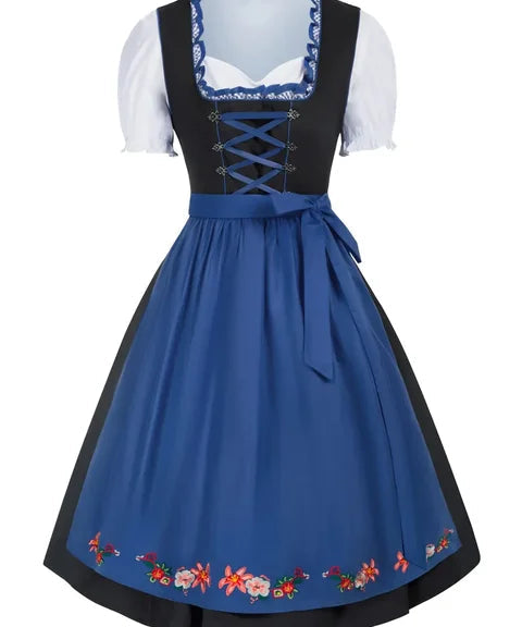 Damen Mini Oktoberfest Dirndlkleid 0