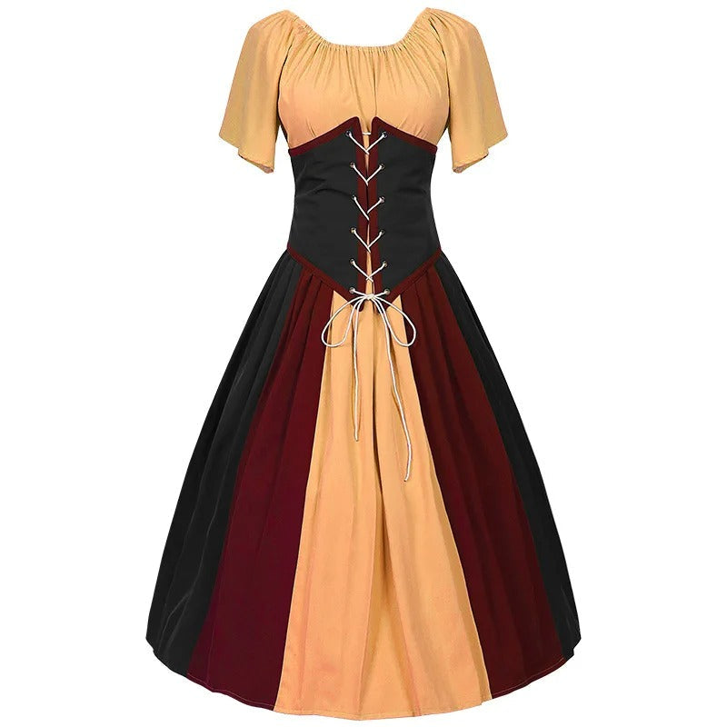 Damen Stilvolle Klassische Oktoberfest Dirndl Kleid 0