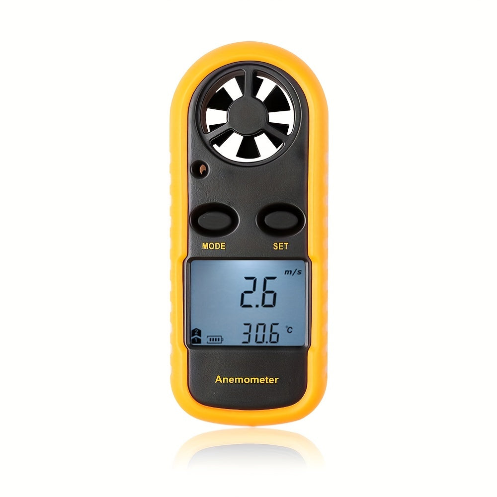 Digitales Windgeschwindigkeitsmesser mit klarem LCD -Display - tragbarer Windemometer für Outdoor -Aktivitäten 5