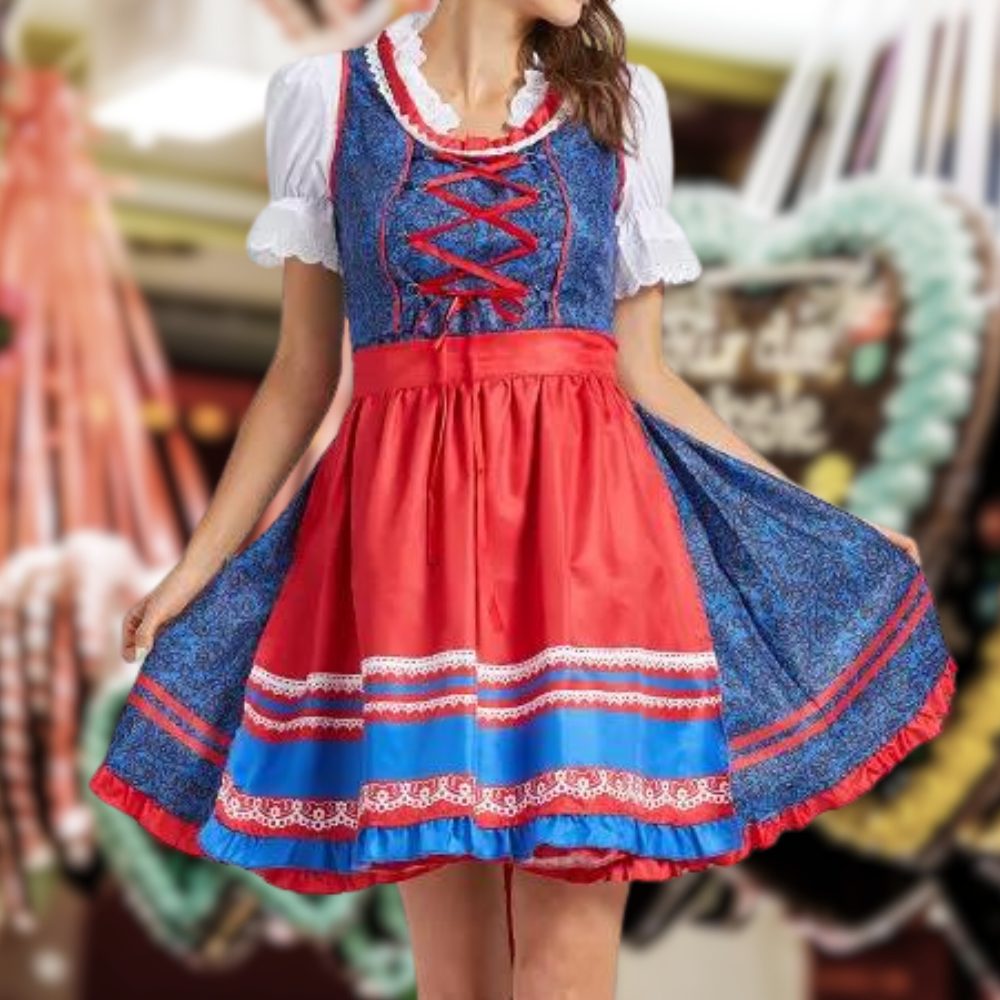 Dirndl Ella - Einzigartige Tracht für Damen mit Schürze und Bluse 0