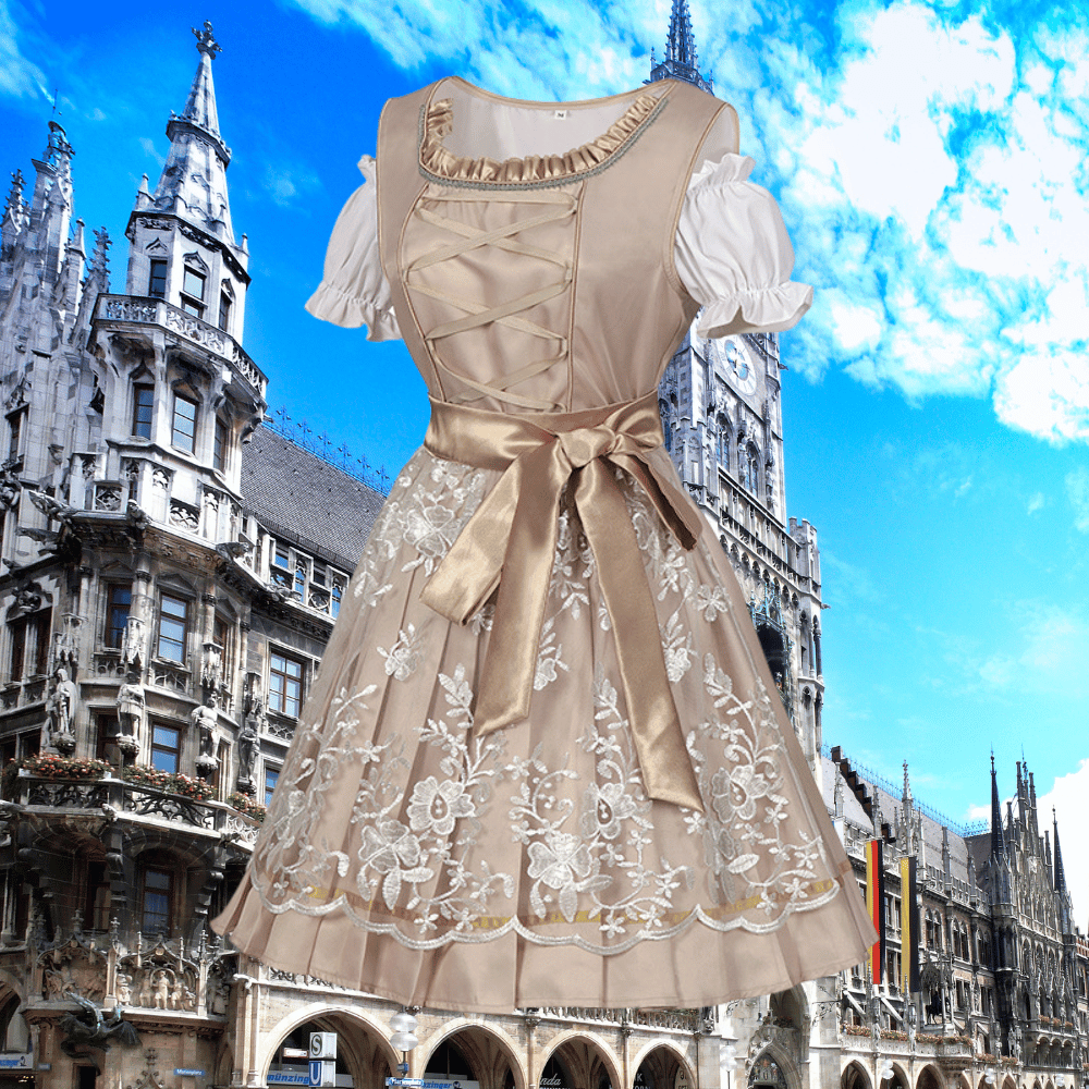 Dirndl Line - Einzigartige Tracht für Damen mit Schürze und Bluse 0