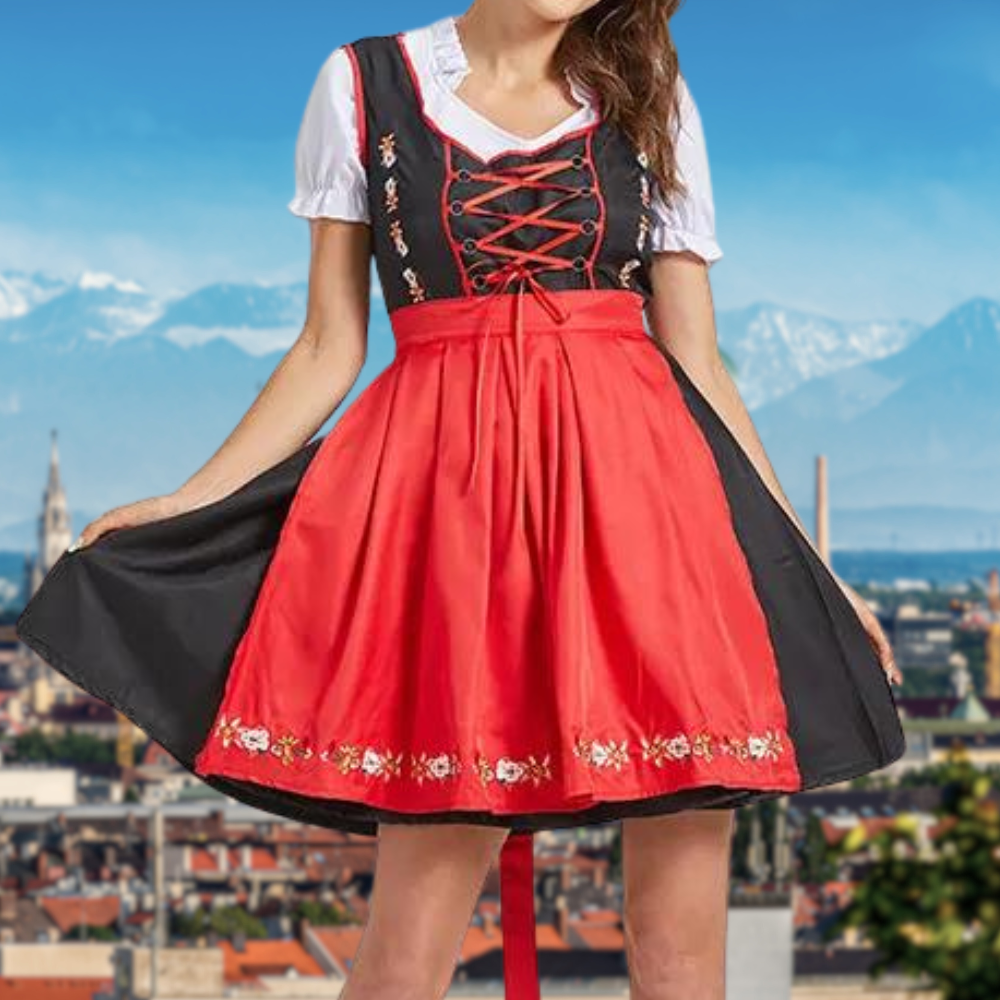 Dirndl Sia - Einzigartige Tracht für Damen mit Schürze und Bluse 0