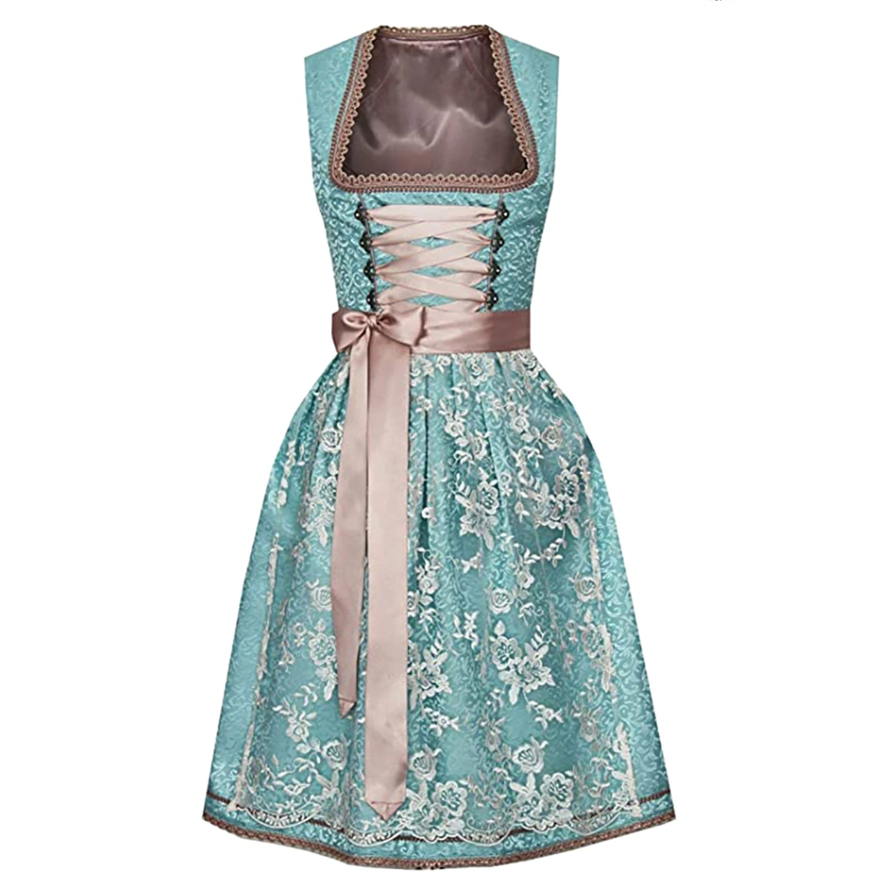 Dirndl mia - einzigartige tracht für damen mit schürze und bluse 0