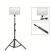 Einstellbarer LED -Lichtständer für Fotografie und Video - 1,1 m Höhe, robustes Aluminiumstativ mit Lampe 4