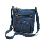 Lena | Mini Denim Axelremsväska